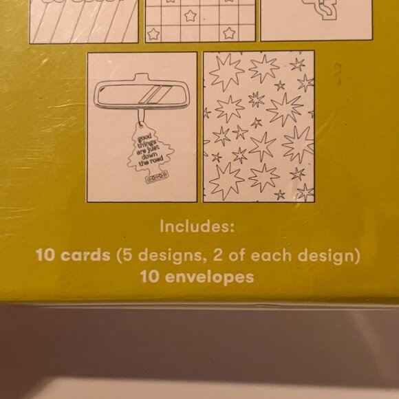 Color In Notecard Set by Bando (2 packages / 10 cards per pack / new) - Picture 7 of 14